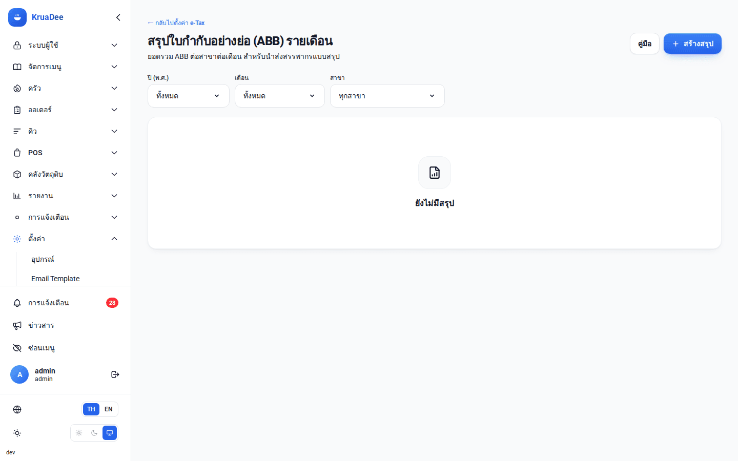 สรุป ABB รายเดือน